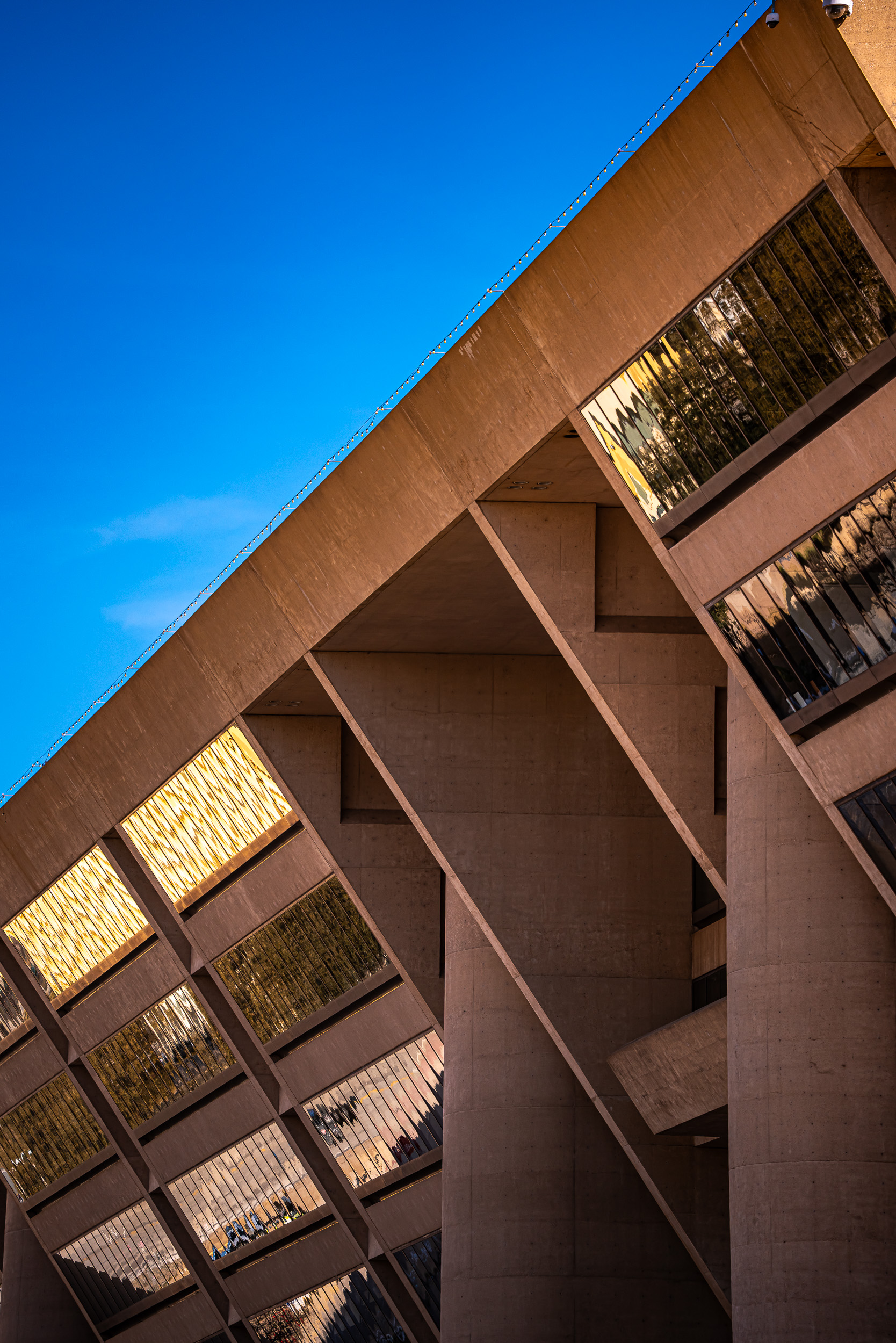 Dallas City Hall against the sky